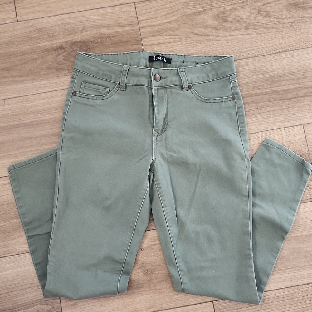 d. jeans Olive Green Pants,size 6P